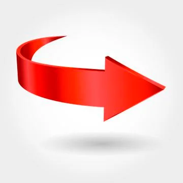 Red arrow Stock Illustration