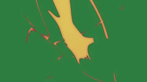 Red arrow on it yellow object surfboard fish picture of bird close up fire dot Stock Footage 336847869