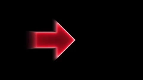 Red arrow moving right seamless loop indicating direction navigation next c.. Stock Footage 336476184