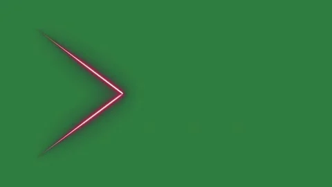Red arrow neon on arrows three pink Vídeo Stock 337030213