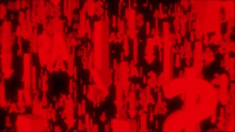 Red arrows fall with the Australian dollar symbol (A$) Stock Footage 313994357
