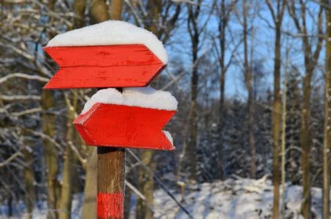 Red arrows Stock Photos
