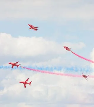 Red arrows Stock Photos