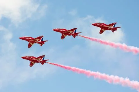 The red arrows Stock Photos