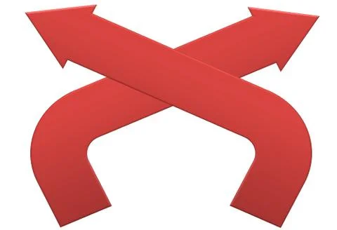 Red arrows pointing up! Stock Illustration