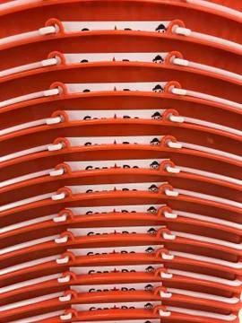Red artificial crop Stock Photos