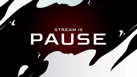 Red backdrop for screen, White wave Twitch Overlay Stream Overlay Hd 動画素材 240967160