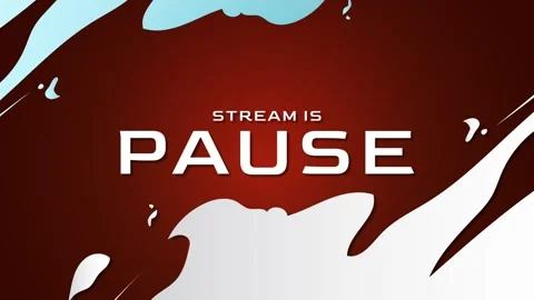 Red backdrop for screen, White wave Twitch Overlay Stream Overlay Hd 動画素材 240967221