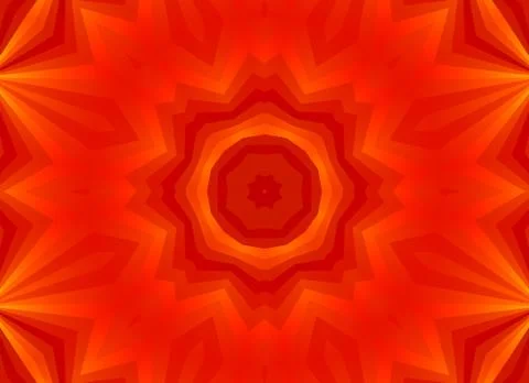 Red background with abstract concentric pattern イラスト素材