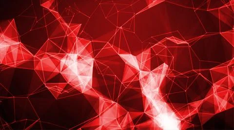 Red background, abstract movement of lines for presentations, mockup Stock Illustration