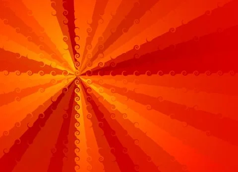 Red background with abstract pattern Illustrazione stock