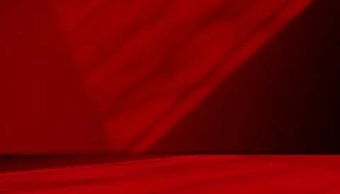 Red Background Abstract Shadow Leaf Black Gradient Pastel Studio Stock Photos