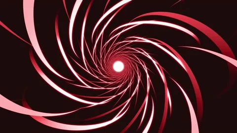 Red background with abstract swirling lines looped animation Stock Footage 163629421