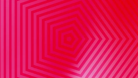 Red Background Animation showing red geometric pattern with nested pentagon.. Stock Footage 323676847