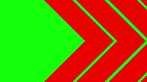 Red background arrow green Stock Footage 245176146