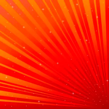 Red background with asterisk Stock Illustration