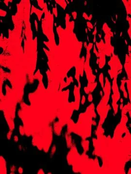 Red background with black elements. Abstract red-and-black background. Illustrazione stock