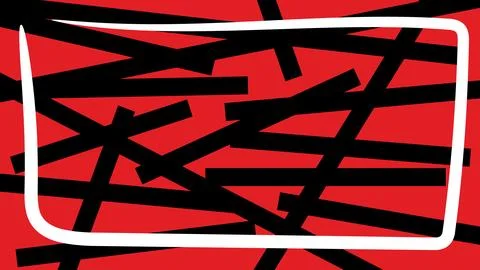 Red Background with Black Stripes Background Stock Illustration