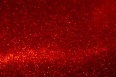 Red background with blurred bokeh, valentines day concept Stock Illustration