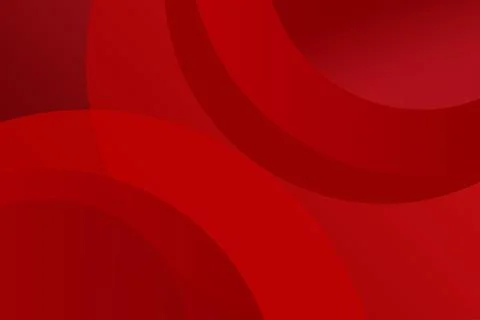 Red background circle shape abstract with shadow concept design Stock Illustration