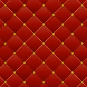 Red background of the door upholstering Stock Illustration