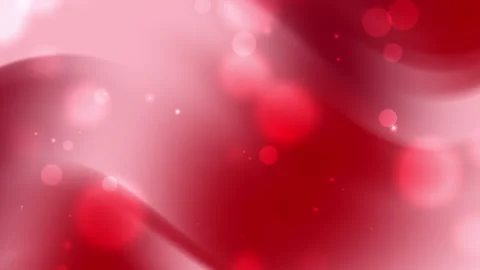 Red background features blurry red and white circles Stock Footage 297606858
