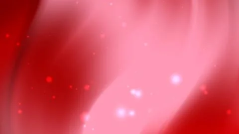 Red background features light pink waves and tiny sparkles イラスト素材