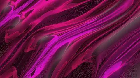 Red Background of filamentous intersecting particles. Stock Illustration