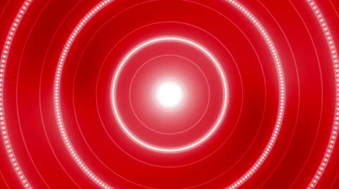 Red background, flash circle light, loop Stock Footage 42151277