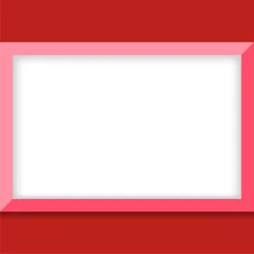 Red background with frame for text Stock Illustration