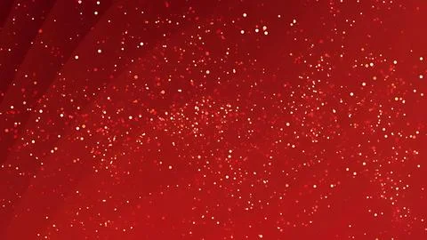 Red background with glittering particles. Stock Illustration