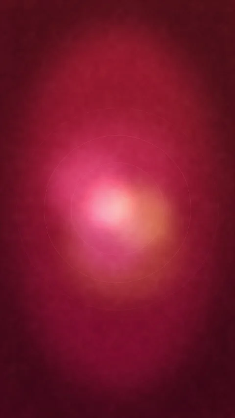 Red background with glowing light, circle pattern, and smooth motion Stock Footage 346740342