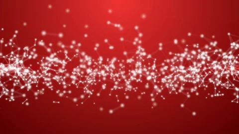Red background with glowing, moving particles Stock Footage 80666156