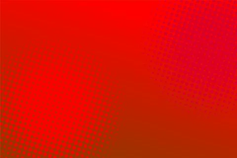 Red background with halftone pattern. Retro pop art texture. Stock Illustration