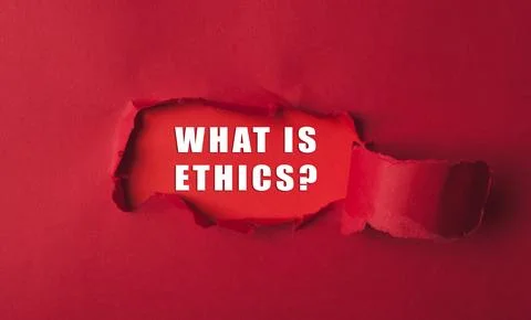 Red background with a hole in it Stock Photos