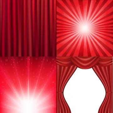 Red background Stock Illustration
