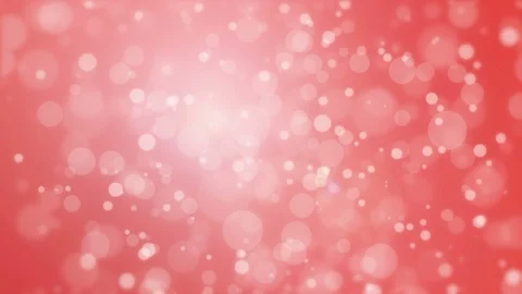 Red background with light bokeh particles Stock Footage 71269468