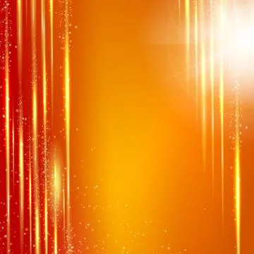 Red background with light effect. illustration. Stock Illustration