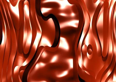 Red background light refraction Stock Illustration