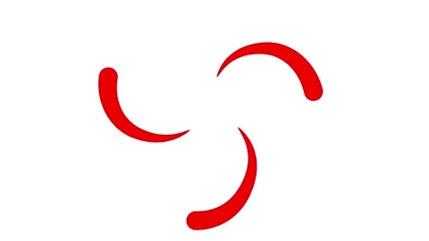 Red background line 15 white Video stock 346209452