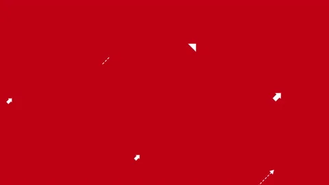 Red background with lines and arrows	 Stock Footage 233602543