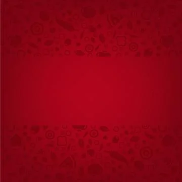 Red background with menu Stock Illustration