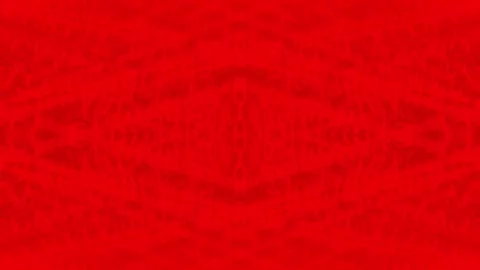 Red Background with Mirrored Glitch Letters and Numbers Abstract Pattern Video stock 347450233