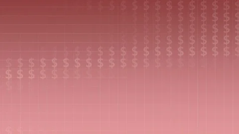 Red Background with moving Dollar-Symbols, loop-able Stock Footage 77327247