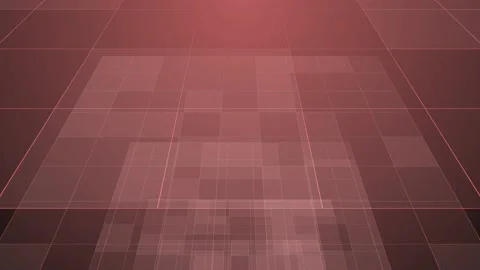 Red background with moving squares. Video stock 170301514