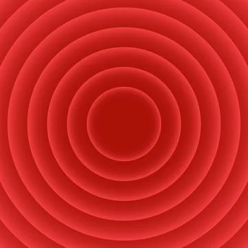 Red background with outer gradient circles Stock Illustration