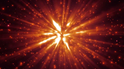 Red background with rays in space. Видео 62413921