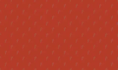 Red background with small light-colored floral pattern Stock Illustration