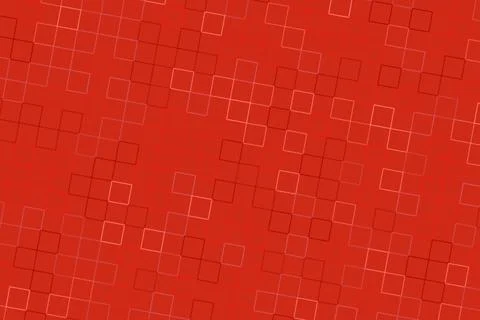 Red background with small white and red square patterns Stock Illustration