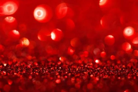 Red background with sparkles Stock Photos